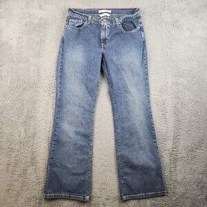 Y2K Low Rise Flare Leg Jeans Women's 9/10 Long Tommy Hilfiger 00's Vintage Denim